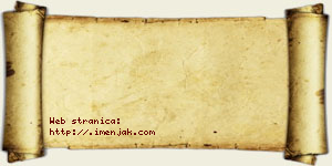 Andjelina Pjanić vizit kartica